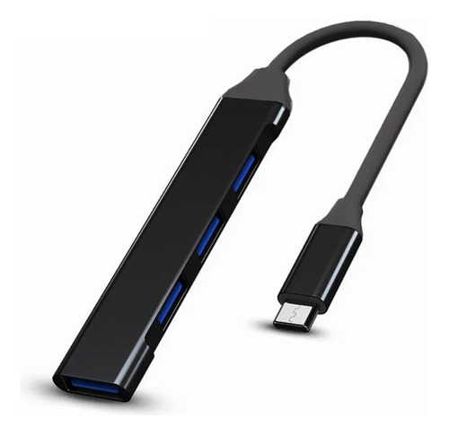 Adaptador Hub, Usb 3.0 A Tipo C, 4 Puertos, Soporte Otg