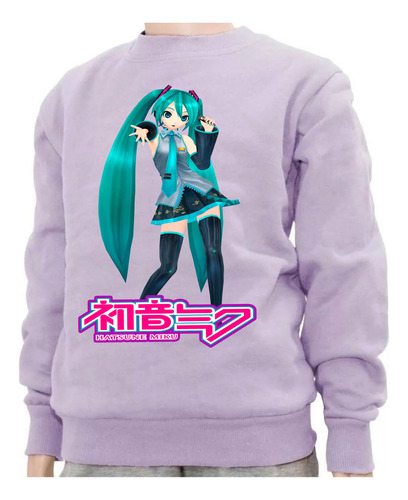 Buzo Hatsune Miku Anime En Cuatros Diseños