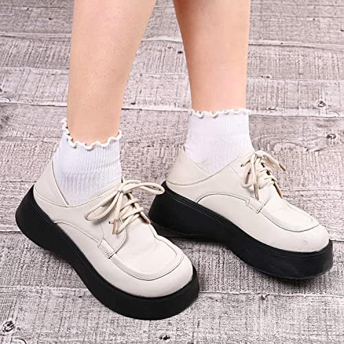 Sockfun Calcetines Con Volantes Calcetines De Encaje Con Con