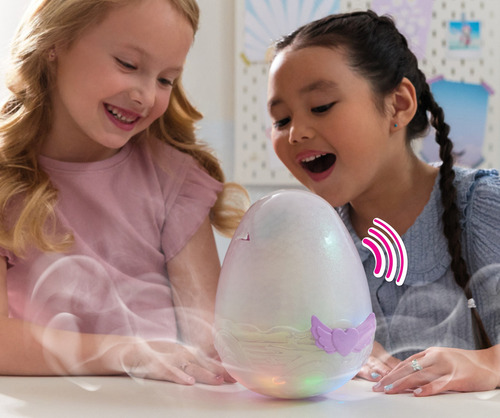 Hatchimals Alive Huevo Pufficorn, Juguete Ninas Interactivo Multicolor