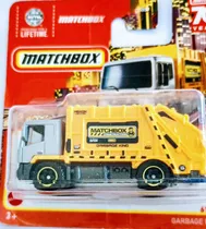 Comprar Camión Matchbox Recolector Basura Nuevo Esc 1\u002F64 7 Cm Rdf1 Gris Y Amarillo Ploteado