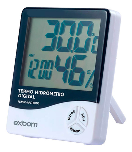 Termo Higrômetro Digital Sensor Externo Interno