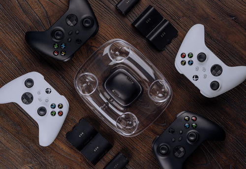 Paquete De Baterías De 8 Bits Para Doble Base De Carga Xbox