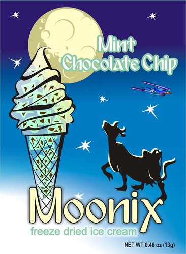 Helado Liofilizado Moonix (chips De Chocolate Con Menta, 5)