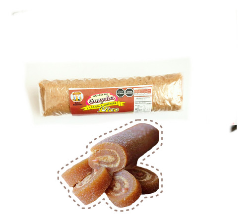 Rollo De Guayaba Relleno De Cajeta Y Almendra/dulce Regional