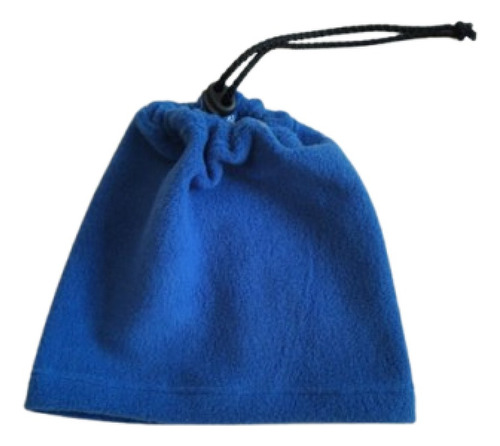 Cuello Gorro Polar Liso Para Niños Azul Unico