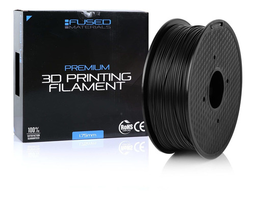 Filamento Fused Materials  De Impresora 3d Abs Negro Ign Flm