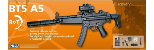 Imagen 3 de 3 de Rifle Replica Airsoft A5 Asg