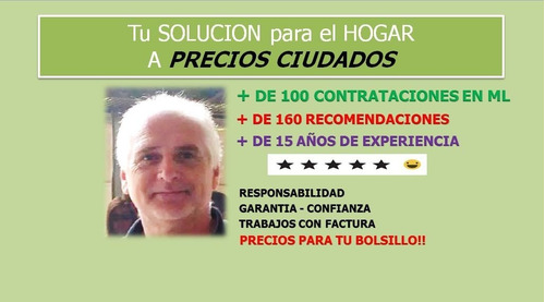 Imagen 1 de 6 de Plomero Gasista Matriculado Electricista-a Precios Cuidados!