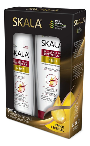 Shampoo + Condicionador Skala 12x1 325ml