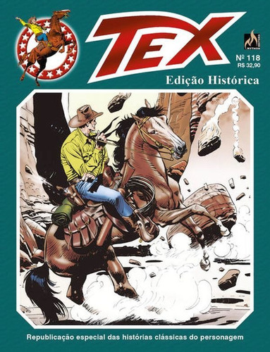 Tex Edição Histórica Nº 118 - Vol. 118: Horas De Angústia, De Bonelli, Gian Luigi. Editora Mythos, Capa Mole Em Português