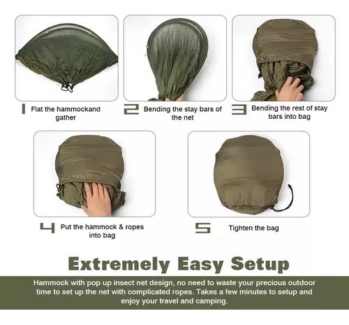 Nueva Colchoneta De Camuflaje Con Mosquitera