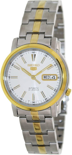 Reloj Hombre Seiko Snkl84 Mecánico: Pulso Oro/plat Just Watc