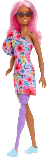 Muñeca Barbie Fashionistas #189 Con Pierna Protésica Y