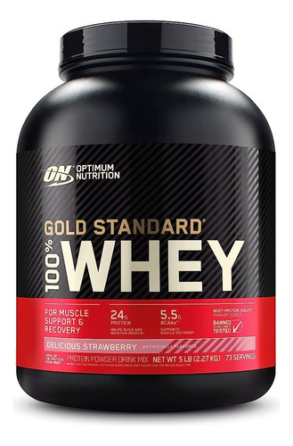 Whey Gold Standard 100% Whey Proteína Strawberry 5lbs