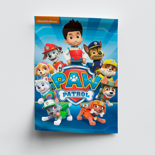 5 Posters Paw Patrol 33 X 48 Cm