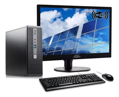 Equipo Pc Hp 400 G3 I7 6700 8gb Ddr4 256gb Ssd Lcd 22 Wifi