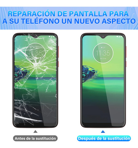 Pantalla táctil LCD de la marca Thirpold para Motorola Moto G8 Play/Moto One Macro Xt2015, Xt2015-2, Xt2016, Pags0005 pulgadas