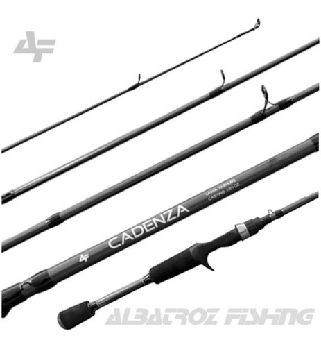 Vara Carretilha Albatroz Cadenza 1,68m 8-17lbs 2pts - Cinza