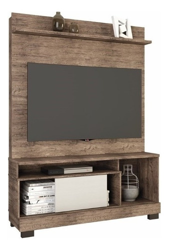 Rack Mesa Tv Led, Modelo Hercules - Dormire Color Marrón Claro