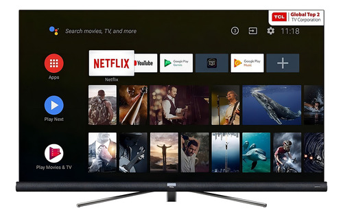 Smart TV de 65" TCL C6-Series 65C6-IN com tela LED 4K