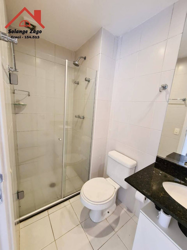 Lindo Apartamento No Brooklin Com 50m² E Com Uma Suite - 2098