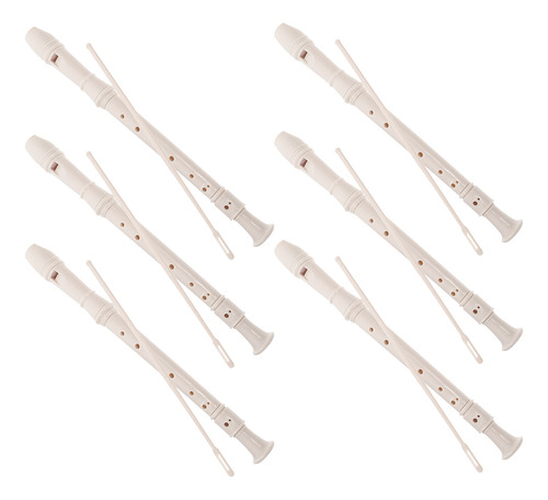 6 Sets De Flauta Soprano Para Niños: Flauta Soprano Alemana