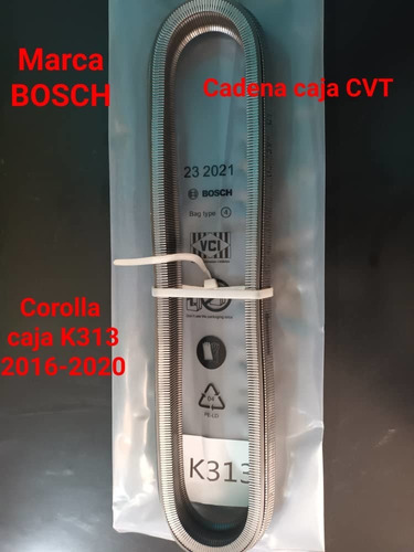 Cadena Caja Cvt K313 Corolla 2015 2016 2017 2018 Marca Bosch