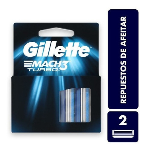 Repuestos Para Afeitar Gillette Mach3 Turbo X 2und