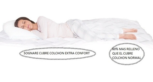 Sognare Cubre Colchon Extra Confort Matrimonial