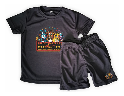 Conjunto Deportivo Five Nights At Freddy's Remera Más Short