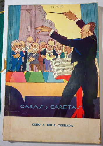 Revista Caras Y Caretas 27 Abril 1929 Estado Muy Bueno