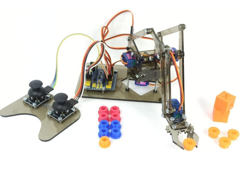 Brazo Robot Programable De Acrílico