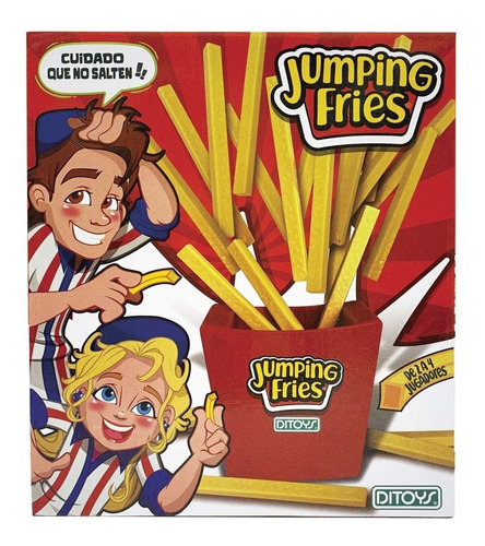 Imagen 7 de 7 de Juego Jumping Fries Papas Fritas Saltarinas De Ditoys