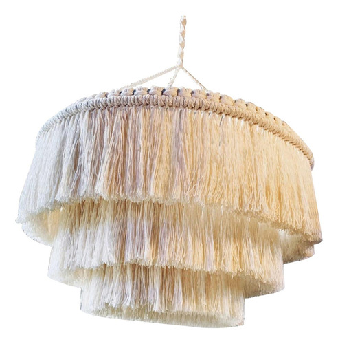 Macrame Lamp Shade Boho Hand Knitted Lampshade 30cmx40cm