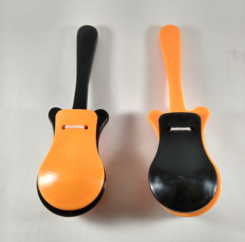 Imagen 7 de 10 de Castañuelas De Plástico Mxp Cwh01 Con Mango