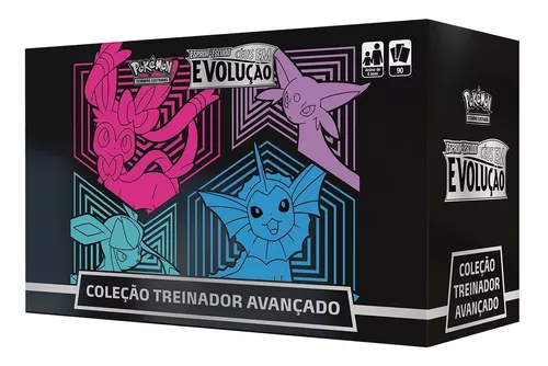 Box Treinador Avançado Pokémon Leafeon, Umbreon, Jolteon e Flareon