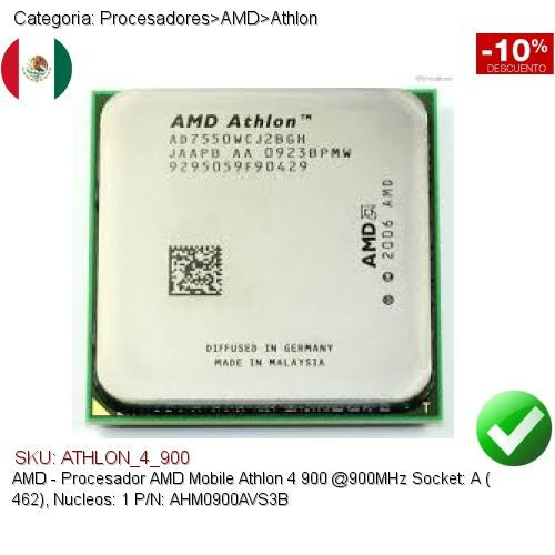 AMD Mobile Athlon 4 900 AHM0900AVS3B Socket A CPU OEM NEW