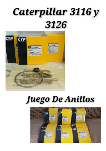 Anillos Para Motor 3126 Caterpillar.