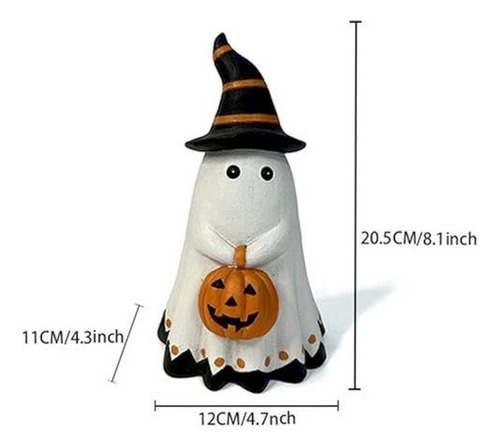 A Espeluznantes Adornos De Resina Con Fantasmas De Halloween
