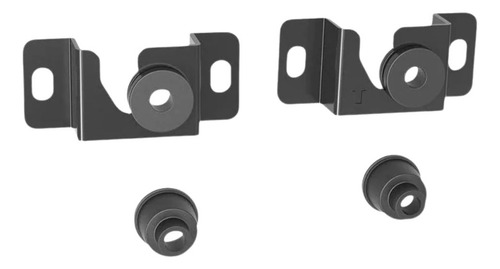 Kit 4 Suporte De Parede Para Tv Fixo Led Universal Lcd Cor Preto