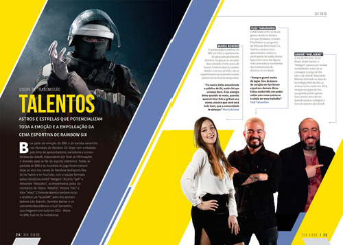 Anuário R6 SIEGE 2021: Rainbow Six, de Editora Europa. Editorial Editora Europa Ltda., capa mole em português, 2022