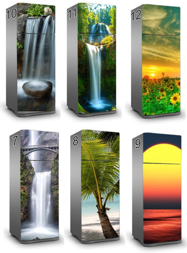 Vinilos Decorativos Para Heladeras-paisajes-full Hd
