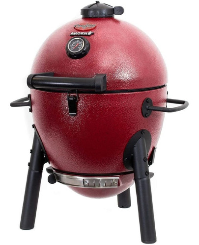 Parrilla De Carbon Tipo Kamado Color Rojo Marca Char-griller