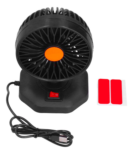 Ventilador De Mesa Usb Redondo De Un Solo Cabezal, Mini Rota