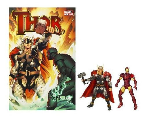 Marvel Comic Paquete De 2 Thor Versus Iron Man.