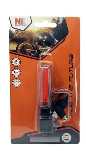 Imagen 2 de 5 de Luz Trasera Bicicleta New Evolution Ne-212 - Urquiza Bikes