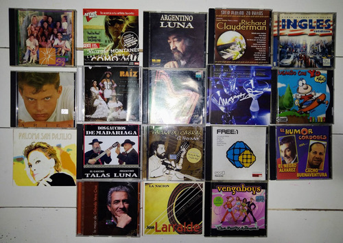 Lote De 17 Cds Diversos Géneros: Folklore, Clásico, Pop, Etc