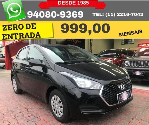 Hyundai Hb20 Unique 1.0 Flex 12v Mec 2019 Zero De Entrada