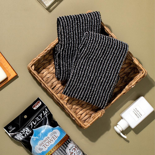 Toalla De Baño Para Frotar Estilo Japonés, Toalla Exfoliante
